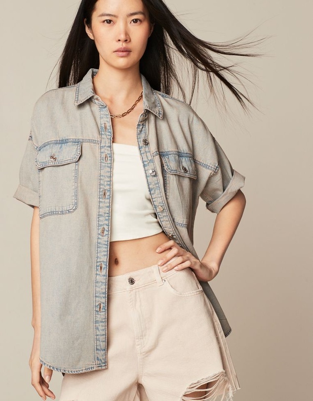 NEXT - Short Sleeve Denim Shirt