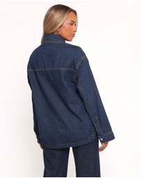 Petal & Pup - Dede Denim Shacket - Denim