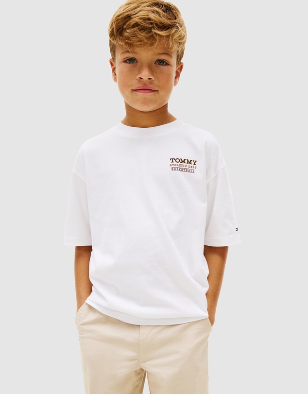 Tommy Hilfiger - Back Graphic Crew Neck T-Shirt - Teens