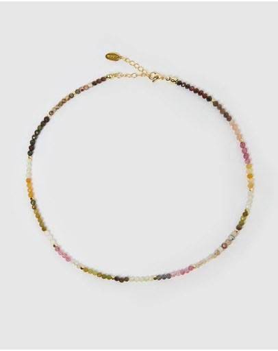Arms Of Eve - Saffron Gemstone Necklace
