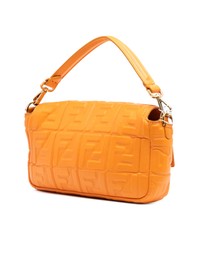 Pre-Loved by Azura Reborn - Pre-Loved Zucca Embossed Leather Baguette Satchel