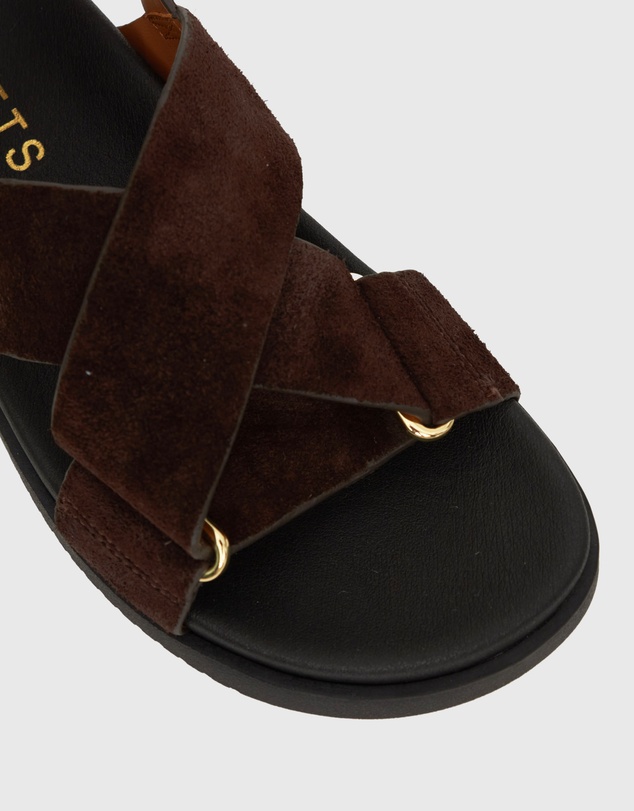 Betts - Myth Crossover Strap Footbed Sandals
