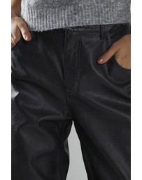 Glamorous - Wide Leg Distressed PU Trousers