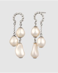 Elli Jewelry - Earrings Stud Pearl Chandelier 925 Sterling Silver