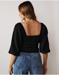 Atmos&Here - Freya Puff Sleeve Top