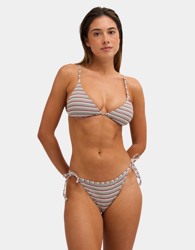 Roxy - Womens Sunset Stripe Fixed Tri Bikini Top