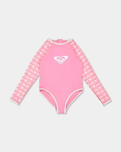 Roxy - Girls 2 to 7 Super Star Long Sleeve One Piece Swimsuit