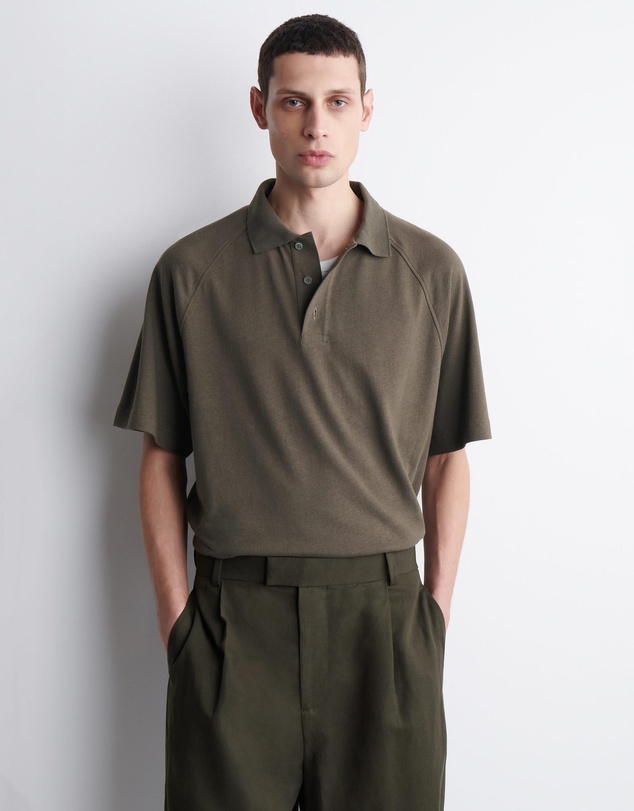 COS - Relaxed Cotton-Linen Polo Shirt