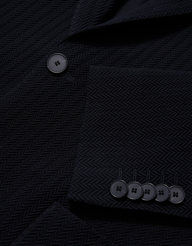 Calibre - Herringbone Jacquard Blazer Navy