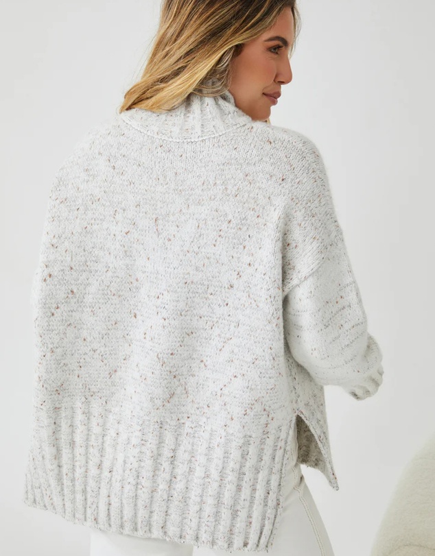 Esther & Co - Chesterfield Jumper - Grey