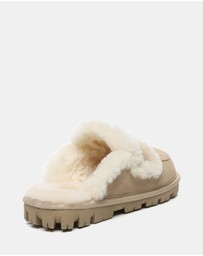 EVERAU - Australian Shepherd Ugg Rilee Cow Suede Upper House Shoes