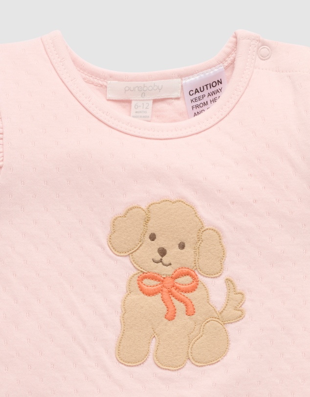 Purebaby - Ruffle PJ Set-Kids-Babies