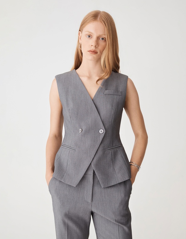 Forcast - Nikki Collarless Vest