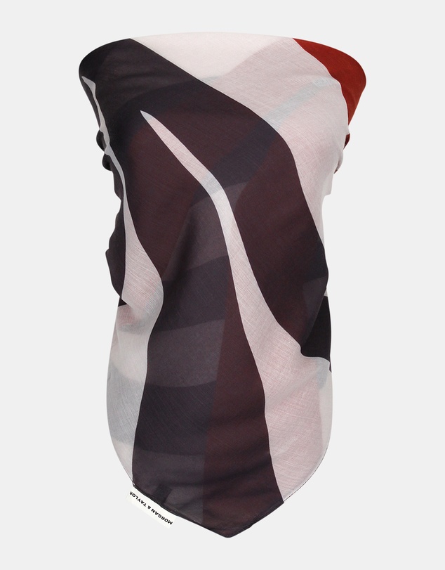 Morgan & Taylor - Fern Large Scarf in Red