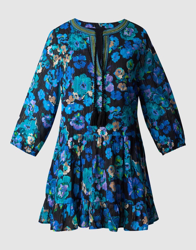 Miraclesuit Swimwear  - Secret Garden Mini Length Cotton Beach Dress