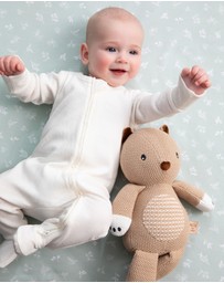 Living Textiles - Knitted Toy - Wally the Wombat