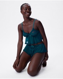 Bras N Things - Too Cute French Knicker - Teal