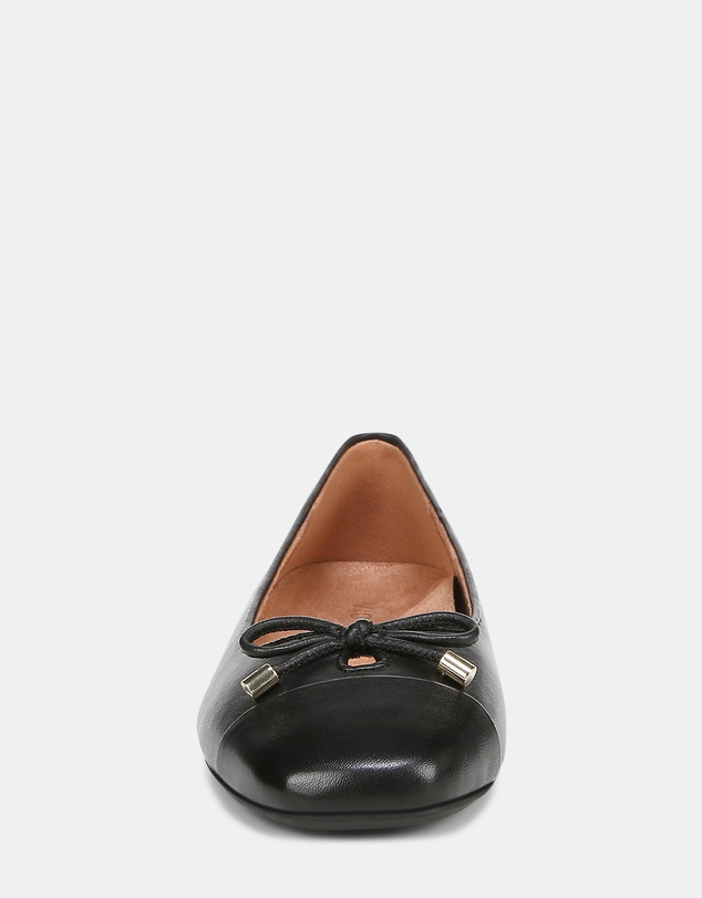 Vionic - Klara Ballet Flat - Black Leather