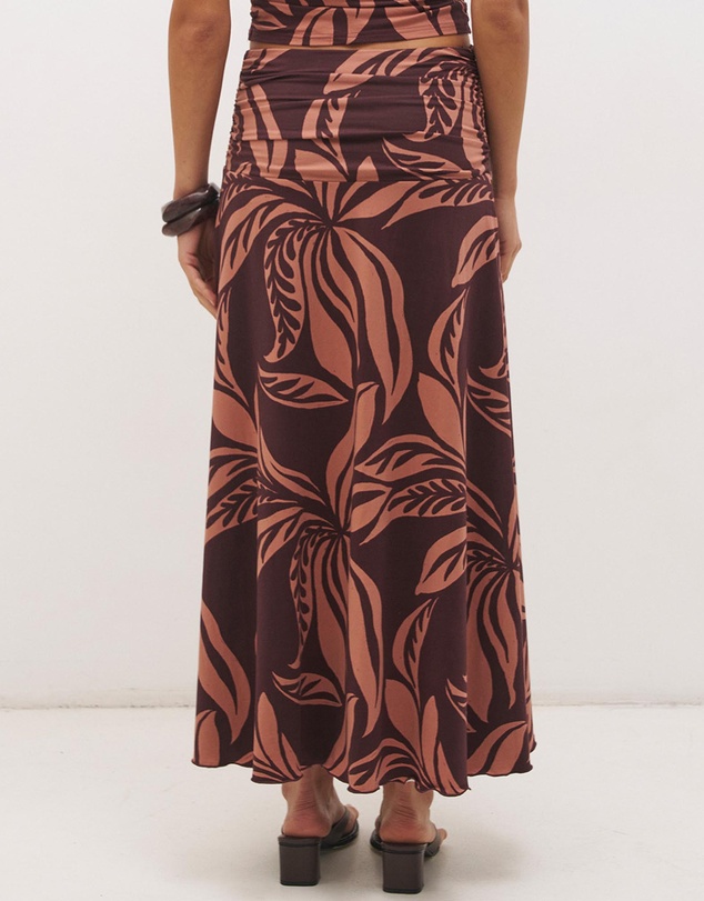 MON RENN - Farah Draped Skirt