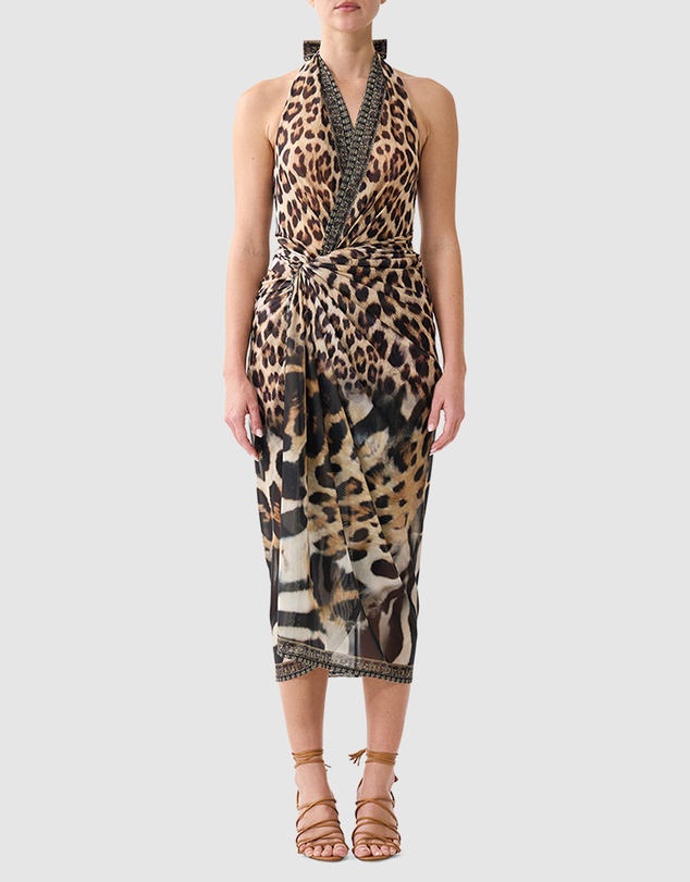 Camilla - Side Twist Jersey Dress