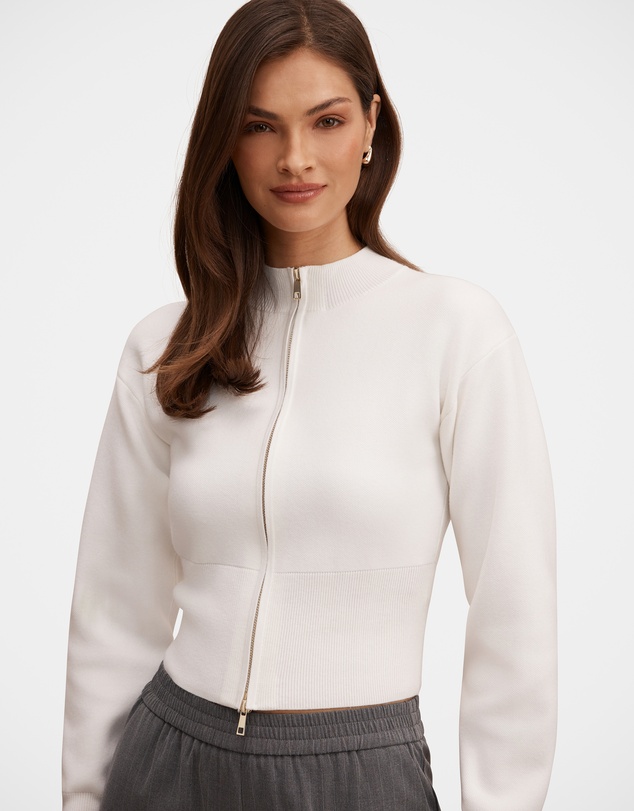 Forever New - Hanna Zip Knitted Jacket