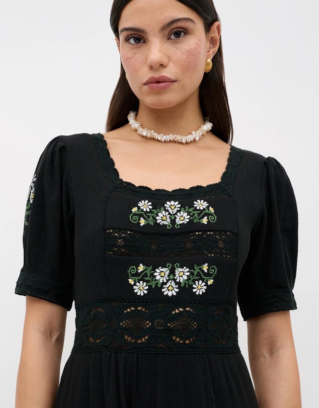 Rixo - Philippa Dress Lilia Embroidery