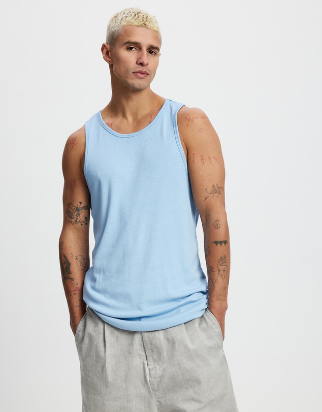 Surrounded By Ghosts - The Amphibole Rib Knit Singlet