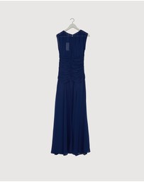 Revibe - Repaired Shona Joy Romy High Neck Maxi Dress - AU 8