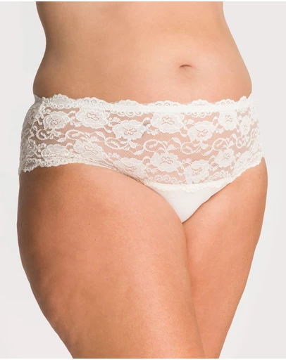 Ava & Audrey  - Ava & Audrey Greta Lace and Cotton Brief