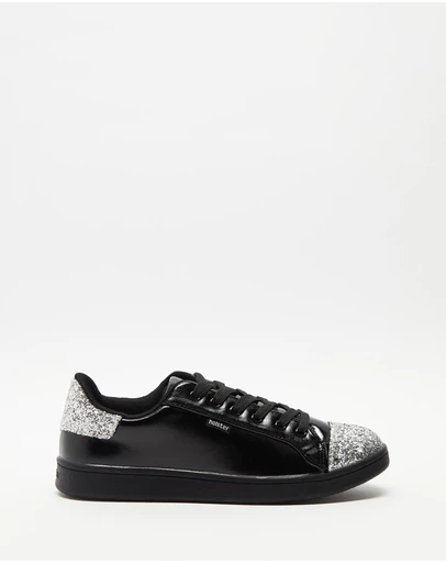 Holster - Stardust Glitter Sneakers - Black Silver - Women's
