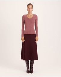 SABA - Janet Merino Wool Scoop Neck Knit