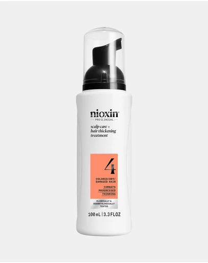 Nioxin - Nioxin System 4 Scalp + Hair Thickening Treatment- Serum For Damaged Hair With Progressed Thinning 100ml