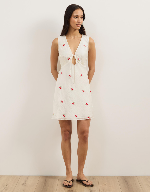 Atmos&Here - Luna Embroidered Mini Dress