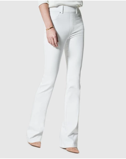 Spanx - Denim Flare Jeans - White