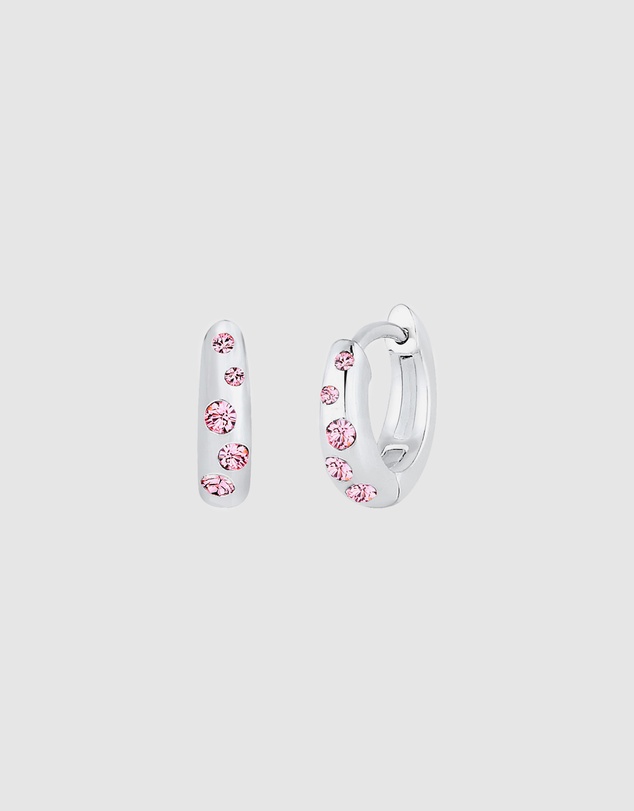 Elli Jewelry - Crystal Kids Stud Earrings in 925 Silver