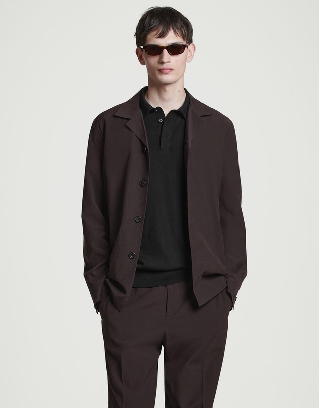 COS - Slim Knitted Silk Polo Shirt