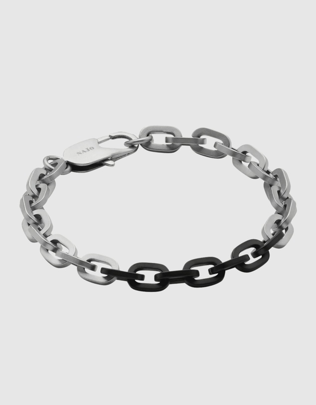 Najo - Echo Men's 2-Tone Steel Bracelet