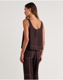 Jag - Sabine Linen Scoop Cami