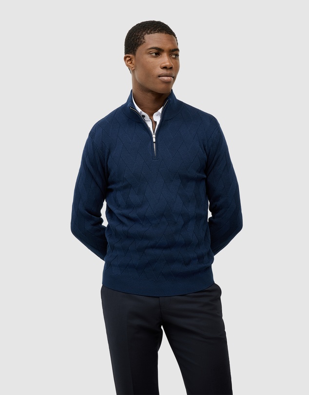 Politix - Hurley Quarter-zip Knit