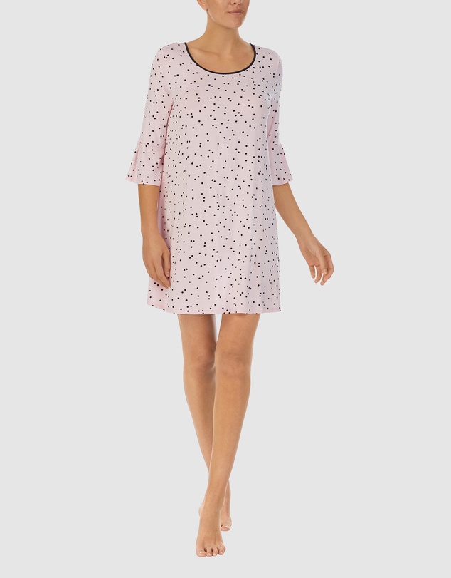Kate Spade - Modal Jersey 3/4 Sleeve Short Sleepshirt Nightgown