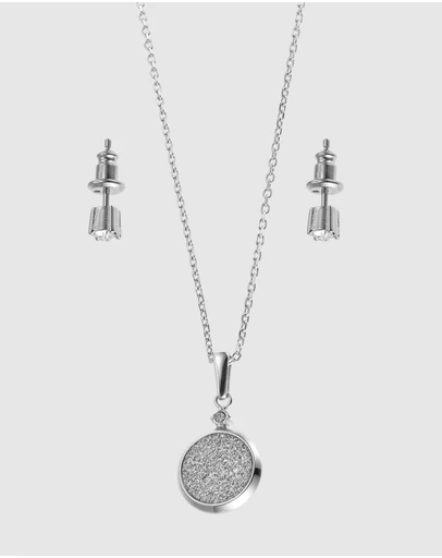 Fossil - Jewelry Silver Tone Jewellery Set