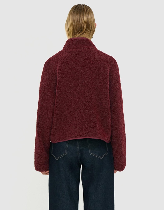 Staple the Label - Katya Crop Sherpa Jacket