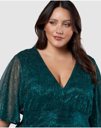 Pink Dusk by Curve Project - Tease Me Maxi Dress