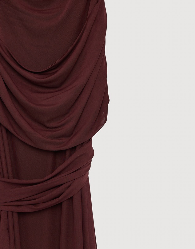 Revibe - Repaired CHANCERY Margot One Shoulder Drape Maxi Dress - AU 18