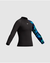 Speedo - Printed Long Sleeve Rash Top - Kids-Teens