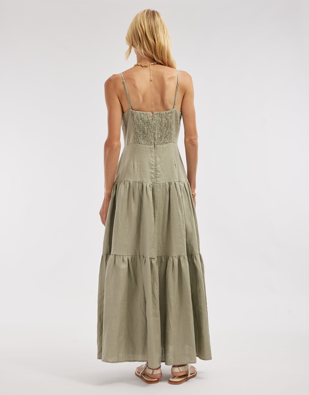 Amelius - Sorrento Linen Maxi Dress