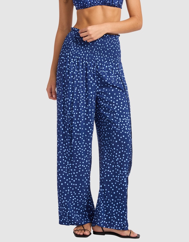 Seafolly - Dolce Dot Shirred Waist Pant