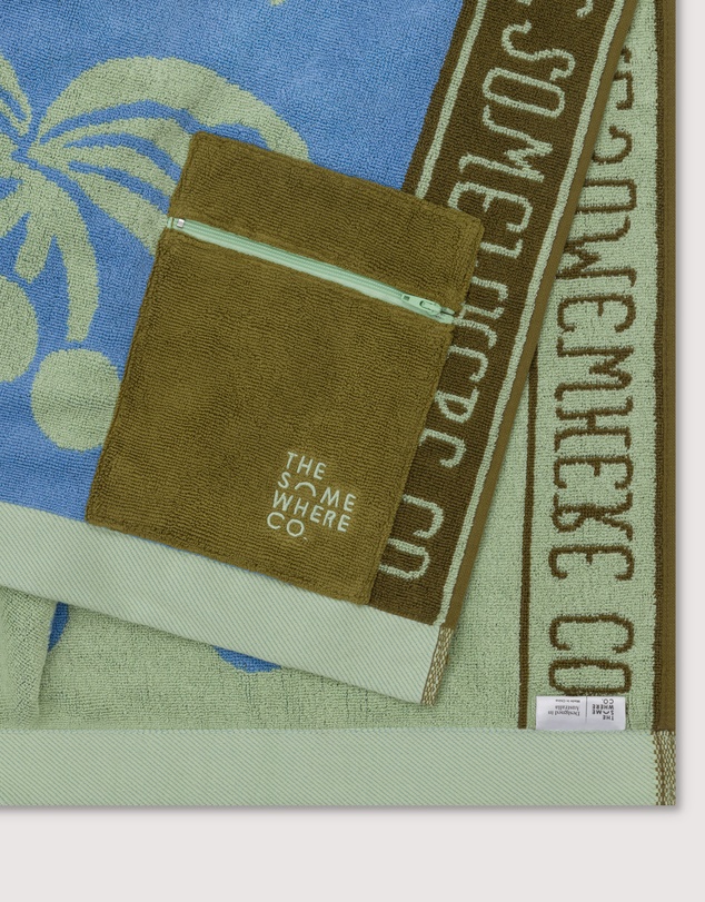 The Somewhere Co - Tropicalia Premium Cotton Beach Towel
