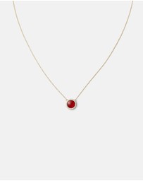 Daniel Wellington - Audrey Necklace Red Agathe
