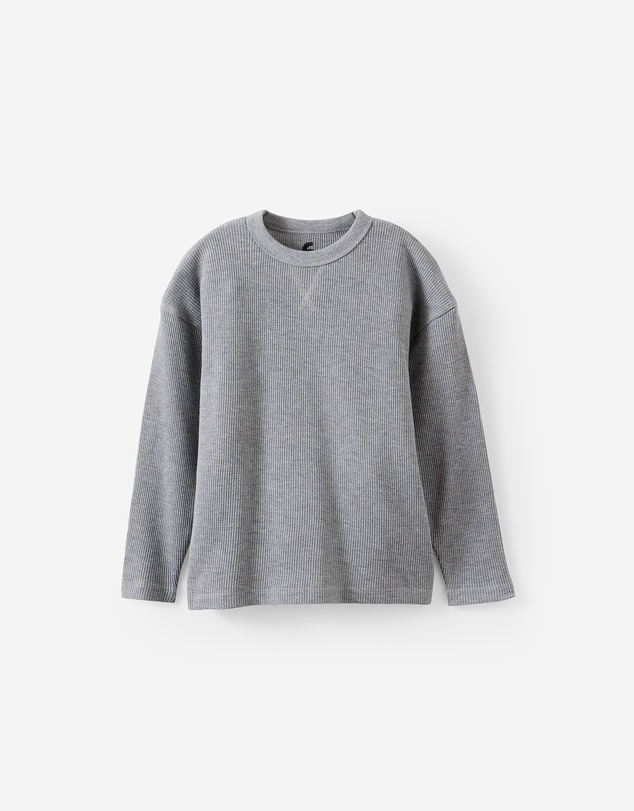 Cotton On Kids - Waffle Long Sleeve Tee